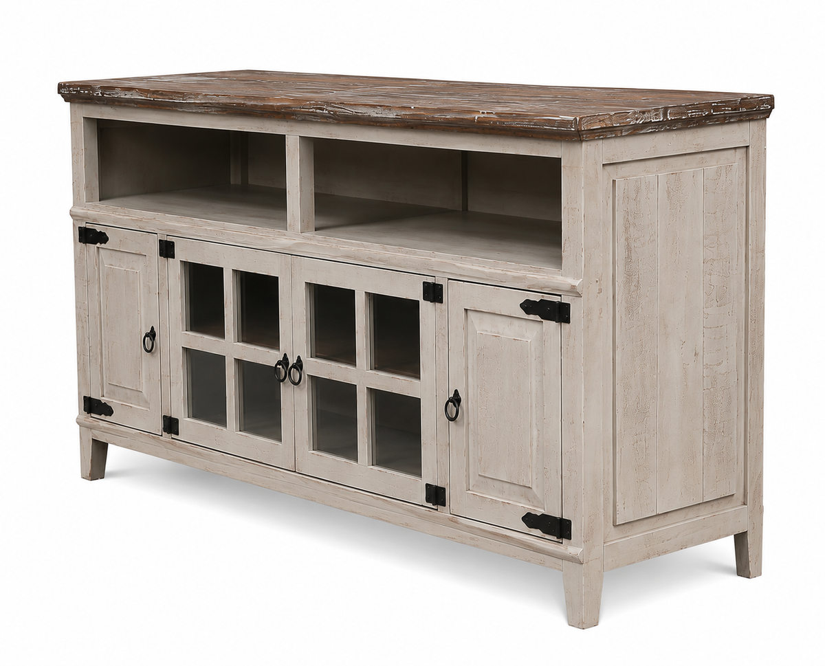 Farmhouse 4 Door Media Console