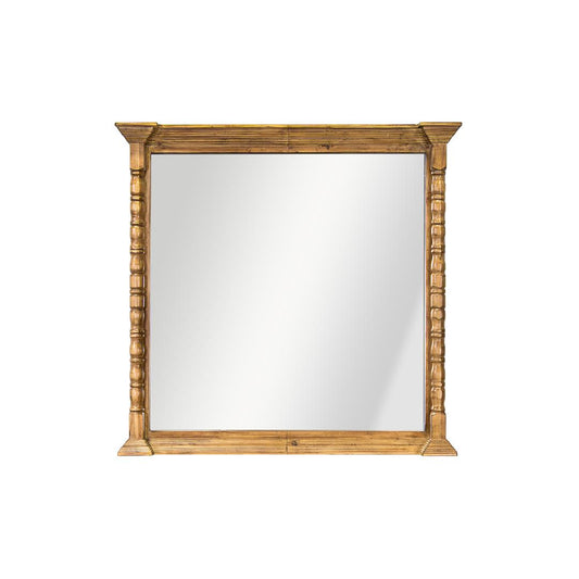 Beasley Dresser & Mirror - Smooth Pecan