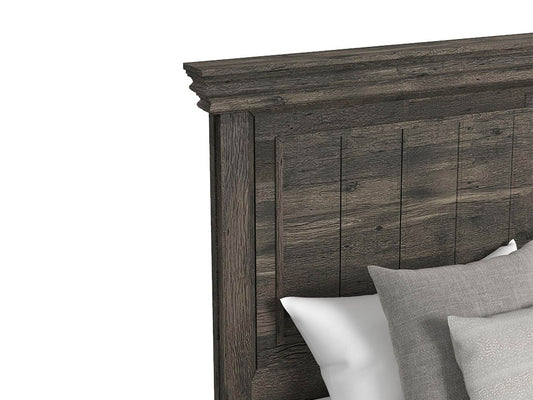 Park Ridge Panel Bed - Charcoal