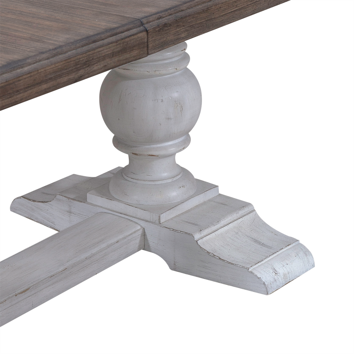 River Place Trestle Dining Set - Riverstone White