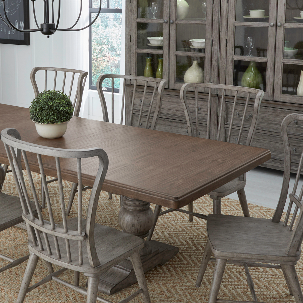 River Place Trestle Dining Set