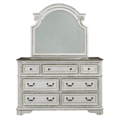 Magnolia Manor 7-Drawer Dresser & Mirror