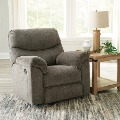 Alphons Manual Rocker Recliner - Putty