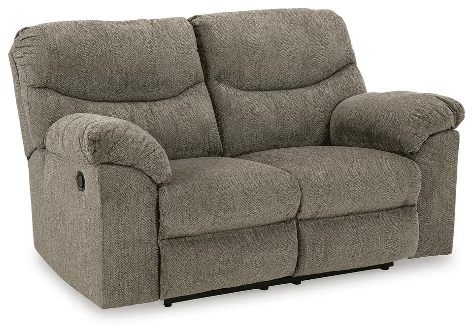 Alphons manual reclining loveseat in Putty upholstery