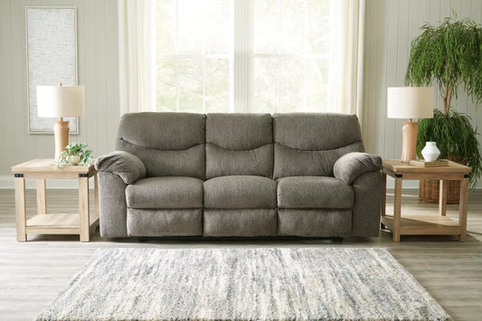 Alphons Manual Reclining Sofa - Putty
