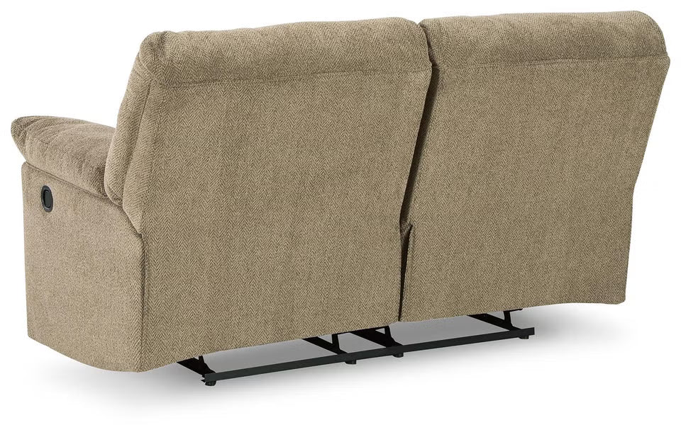 Alphons manual reclining loveseat in Briar - back view
