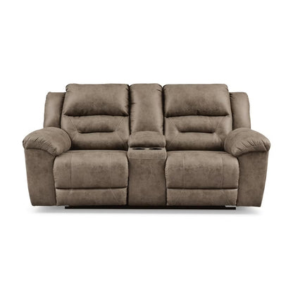 Stoneland Manual Reclining Loveseat with Console