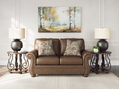 Shadsburne Loveseat - Earth