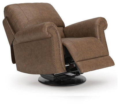 Shadsburne Swivel Glider Recliner - Earth