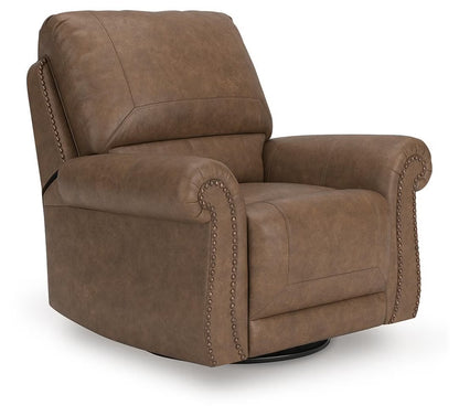 Shadsburne Swivel Glider Recliner - Earth