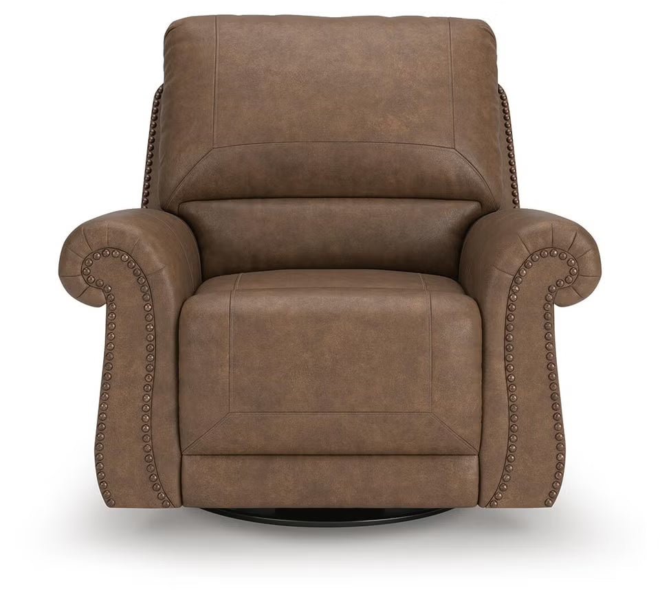 Shadsburne Swivel Glider Recliner - Earth