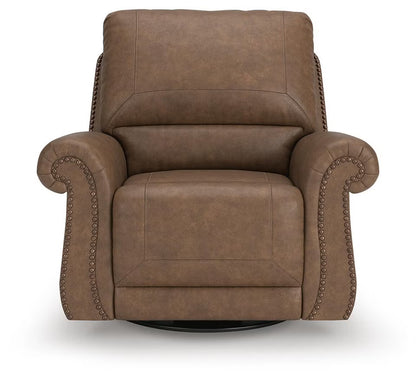Shadsburne Swivel Glider Recliner - Earth