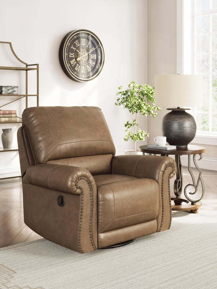 Shadsburne Swivel Glider Recliner - Earth