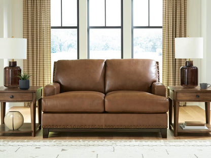 Gambellara Leather Loveseat