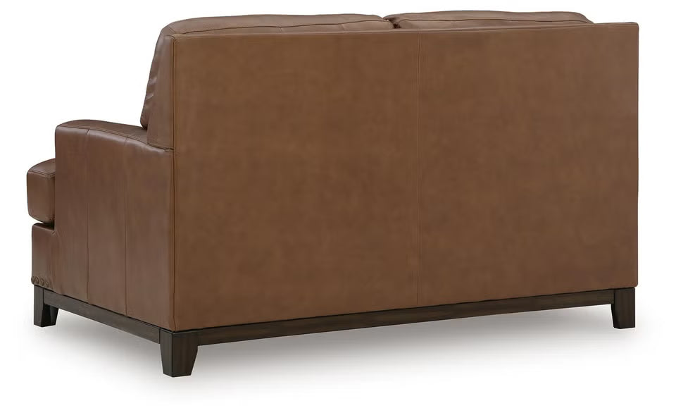 Gambellara Leather Loveseat
