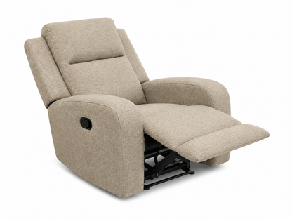 Sandy Beige Manual Recliner