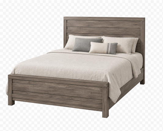 Tanners Creek Queen Panel Bed - Greystone