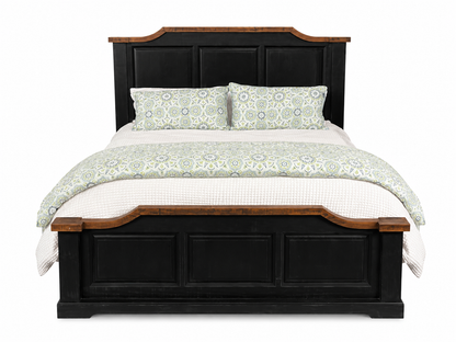 Burning Wood Bedroom Collection Bed