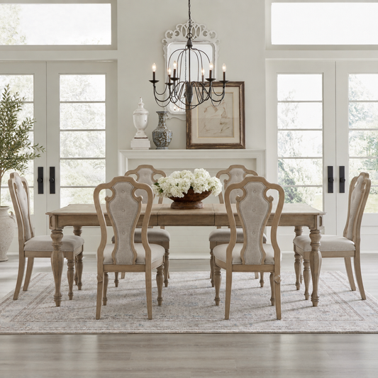 Magnolia Manor II Rectangular Dining Set - Weathered Bisque