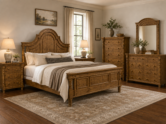 Beasley Bed - Smooth Pecan