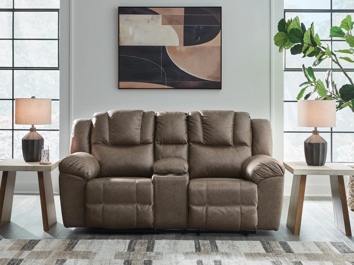 Lowilla Driftwood Reclining Loveseat