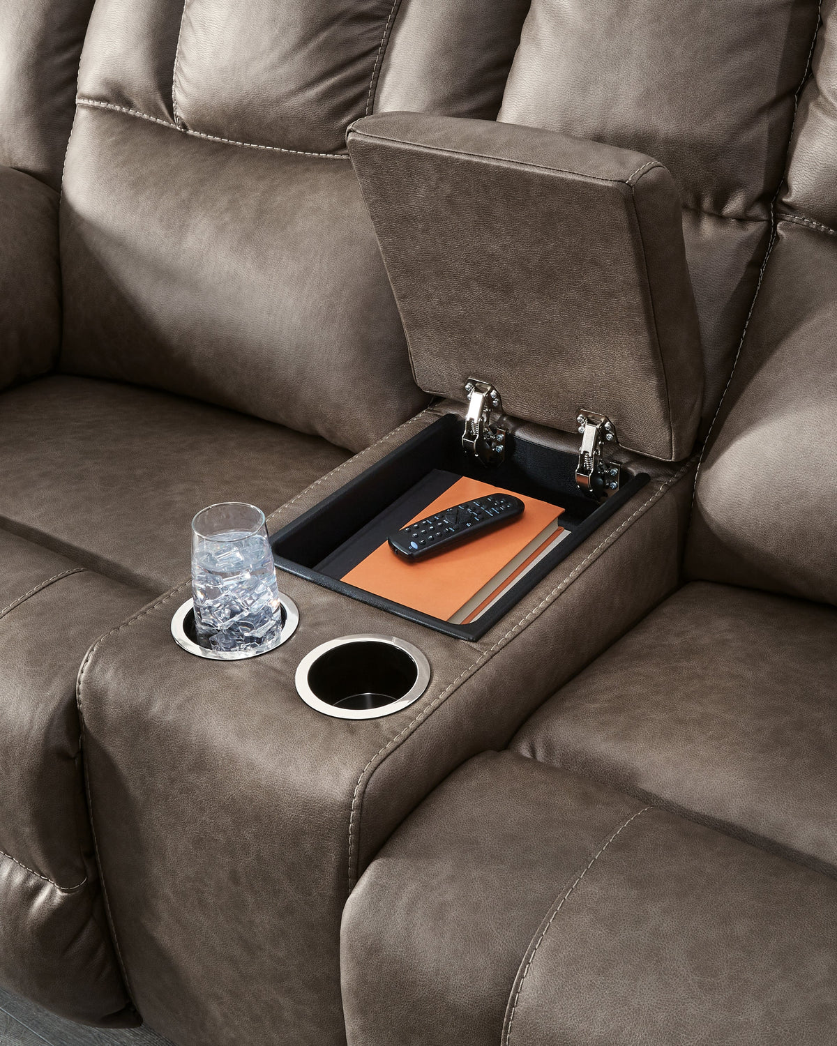 Lowilla Driftwood Reclining Loveseat