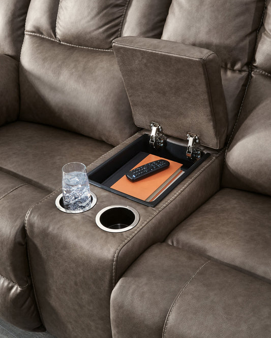 Lowilla Driftwood Reclining Loveseat