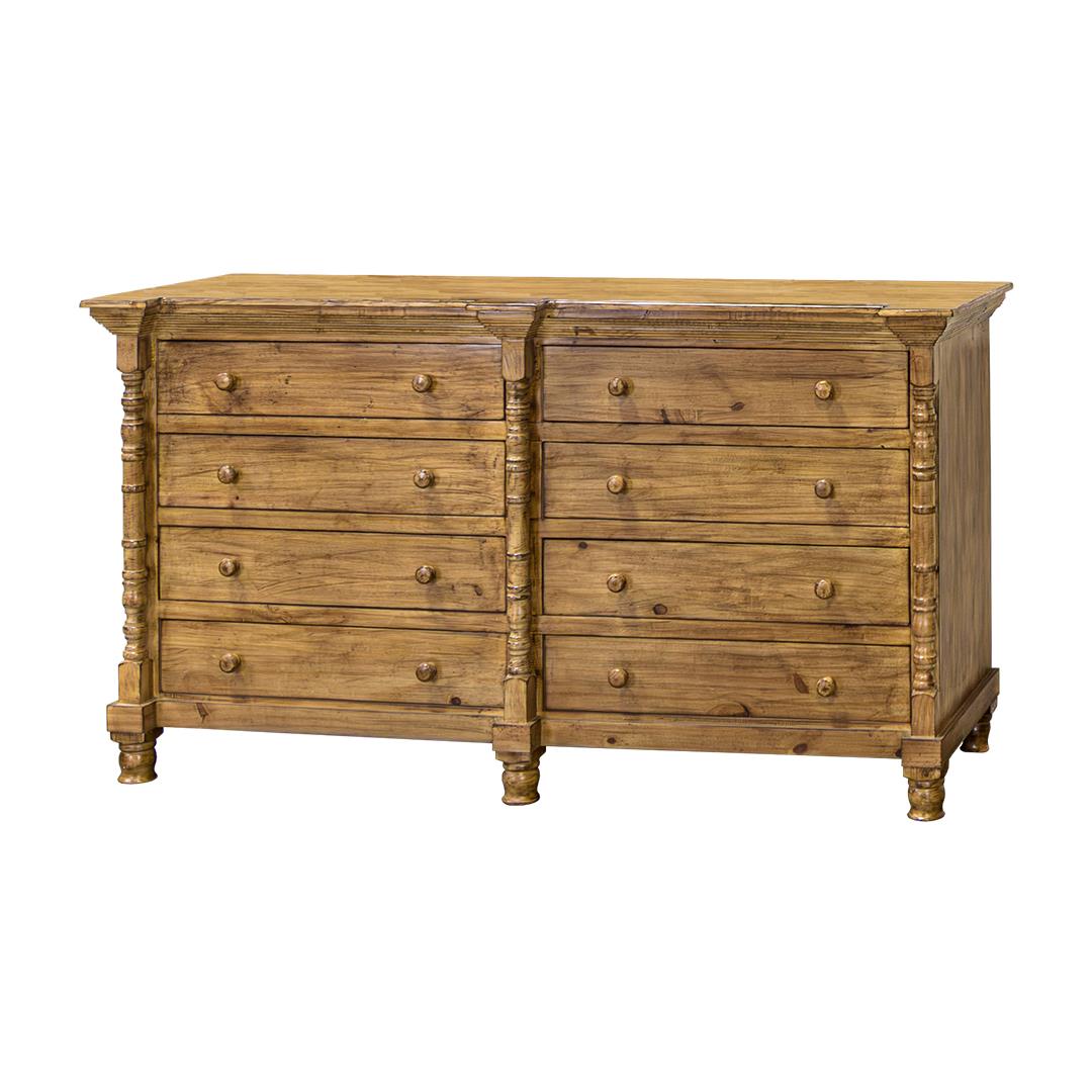 Beasley Dresser & Mirror - Smooth Pecan