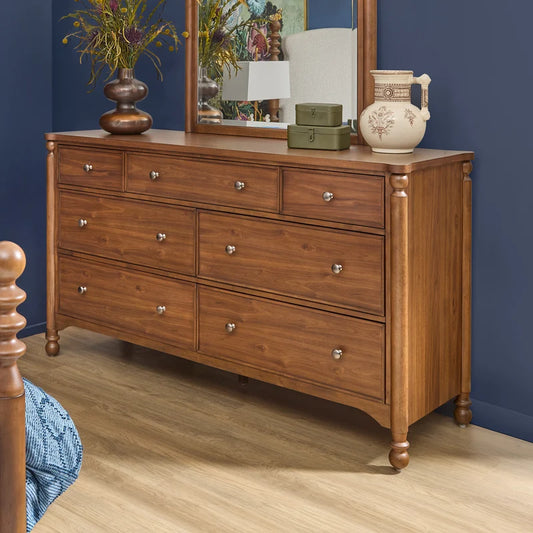 Azalea Dresser & Mirror - Legacy Walnut