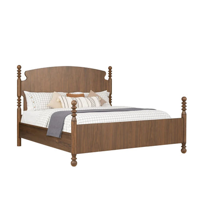Azalea King Panel Bed - Legacy Walnut
