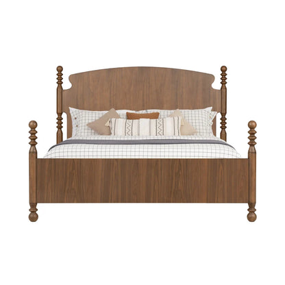 Azalea King Panel Bed - Legacy Walnut
