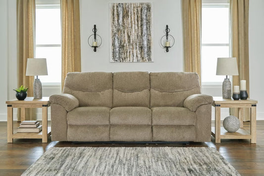 Alphons manual reclining sofa in Briar upholstery