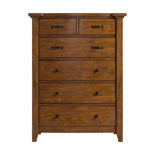 Gage 6-Drawer Chest - Chestnut