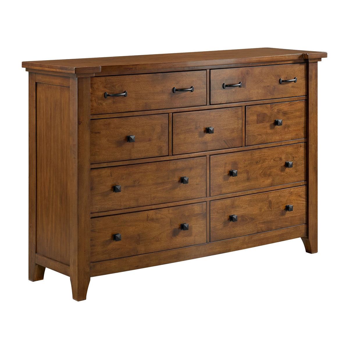 Gage Dresser & Mirror - Chestnut
