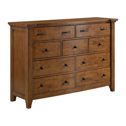 Gage Dresser & Mirror - Chestnut