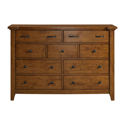 Gage Dresser & Mirror - Chestnut