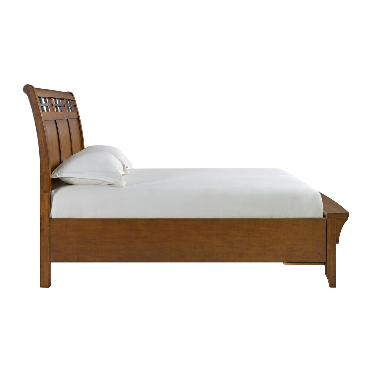 Gage Storage Sleigh Bed - Chestnut