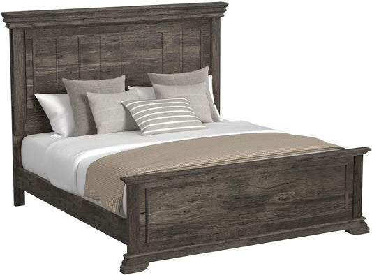 Park Ridge Panel Bed - Charcoal